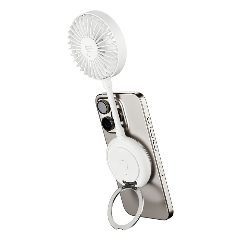 JJC MS-FA1 mágneses telefon ventilátor, fehér-2