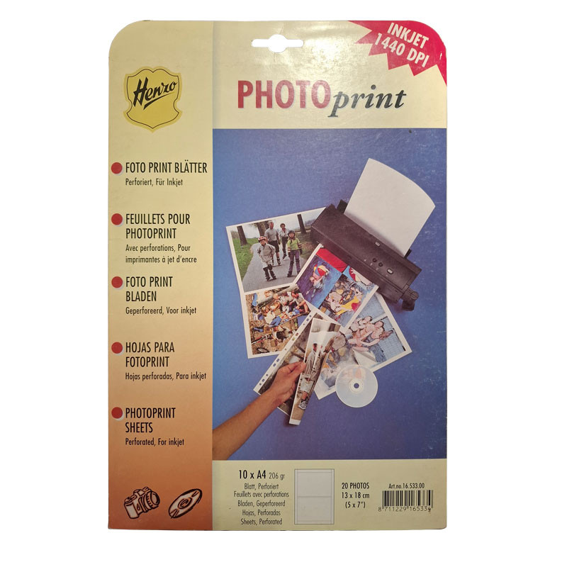 Henzo Inkjetpapír A4/13x18-0