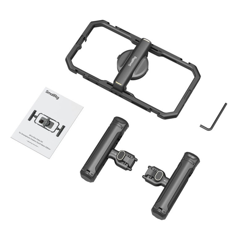 Smallrig 4597 All-In-One Video Kit For Smartphone Creators Quick Basic Edition-1