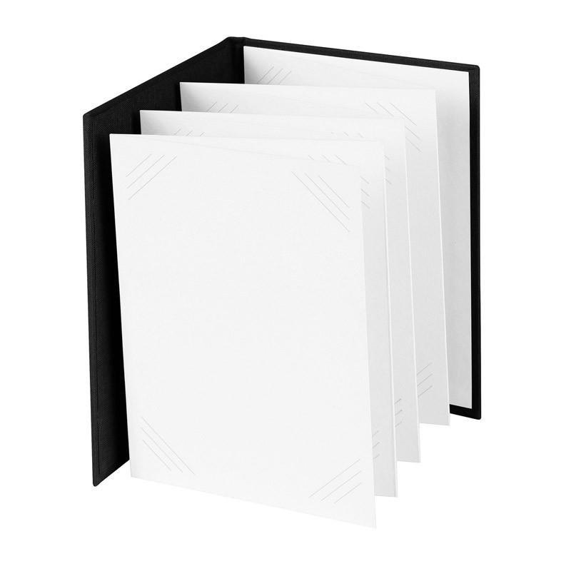 Goldbuch Mini Click Leporello Album Fekete-2