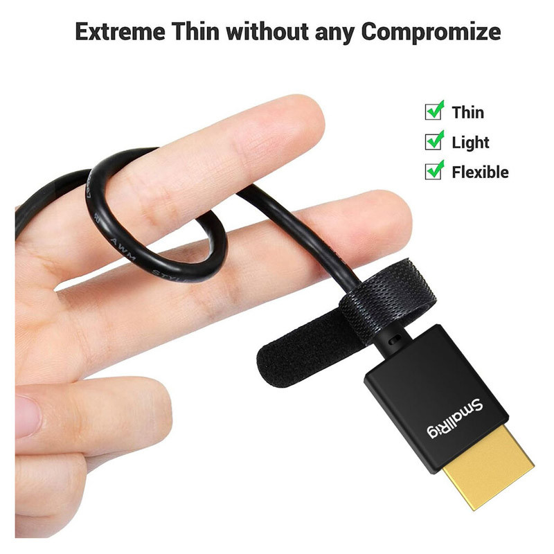 Smallrig 4794 Ultra-Slim 4K HDMI Data Cable A to A 100cm-4