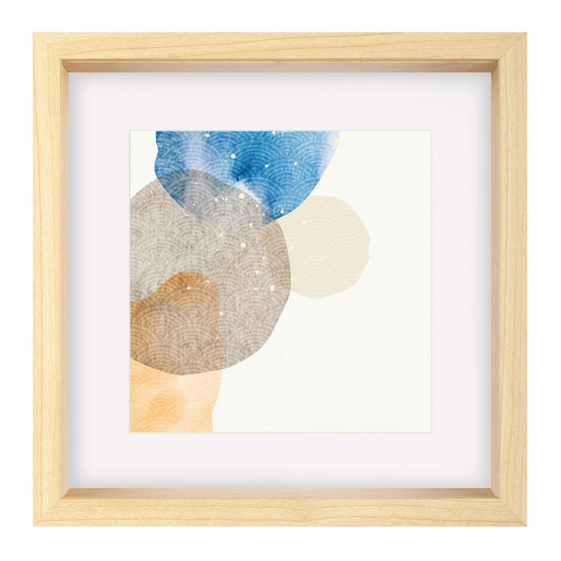 Walther Shape 3D fa képkeret 40x40cm natúr-0