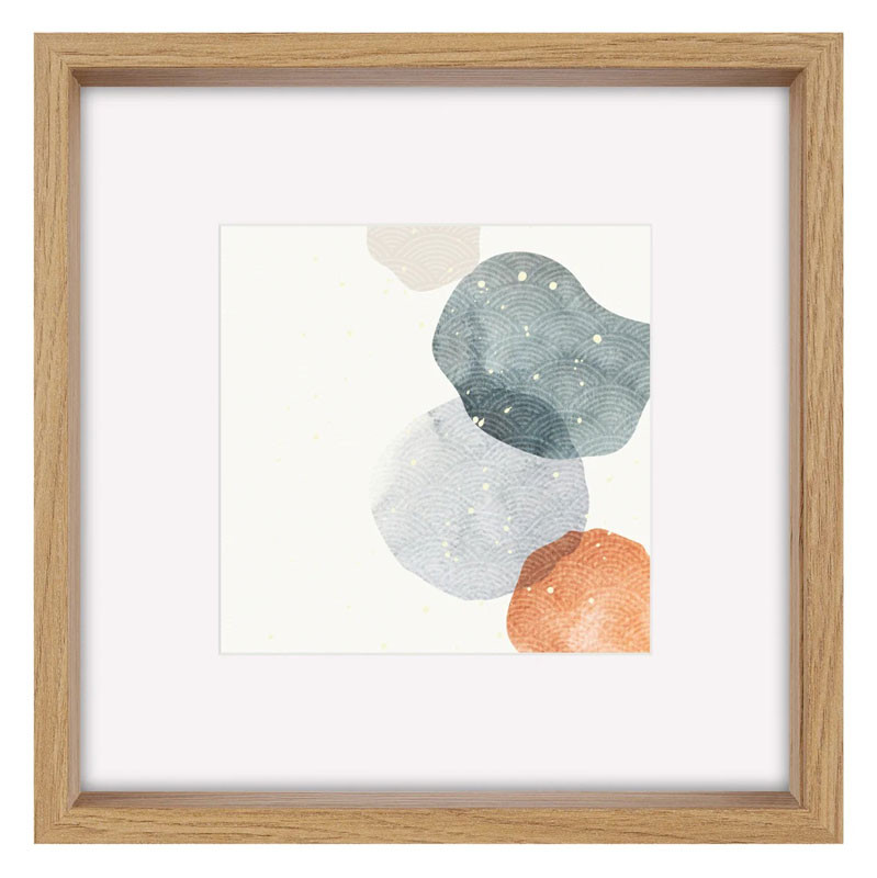 Walther Shape 3D fa képkeret 50x50cm tölgy-0