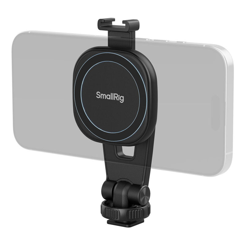 Smallrig 5283 AC-10 Attachable Phone Clamp With Cold Shoe Mount-0