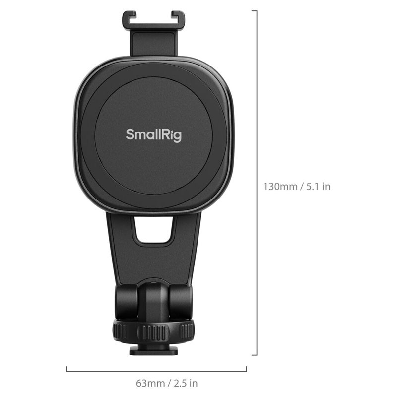 Smallrig 5283 AC-10 Attachable Phone Clamp With Cold Shoe Mount-3