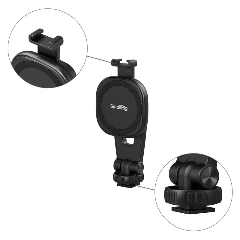 Smallrig 5283 AC-10 Attachable Phone Clamp With Cold Shoe Mount-4