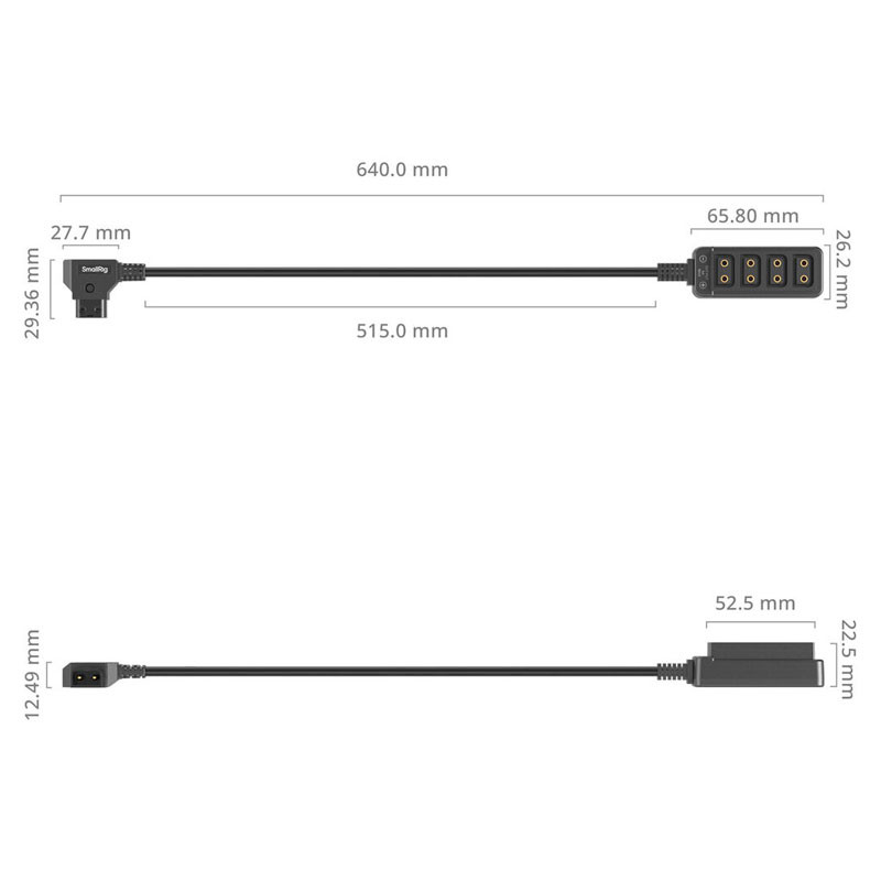 Smallrig 4831 D-Tap 1-to-4 Power Cable-2