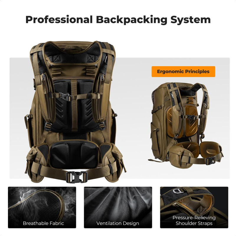 K&F Concept 30L Star Wander 01 hátizsák (pezsgő)-3