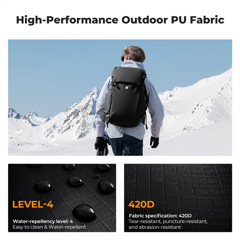 K&F Concept 40L Star Wander 05 hátizsák (fekete)-1