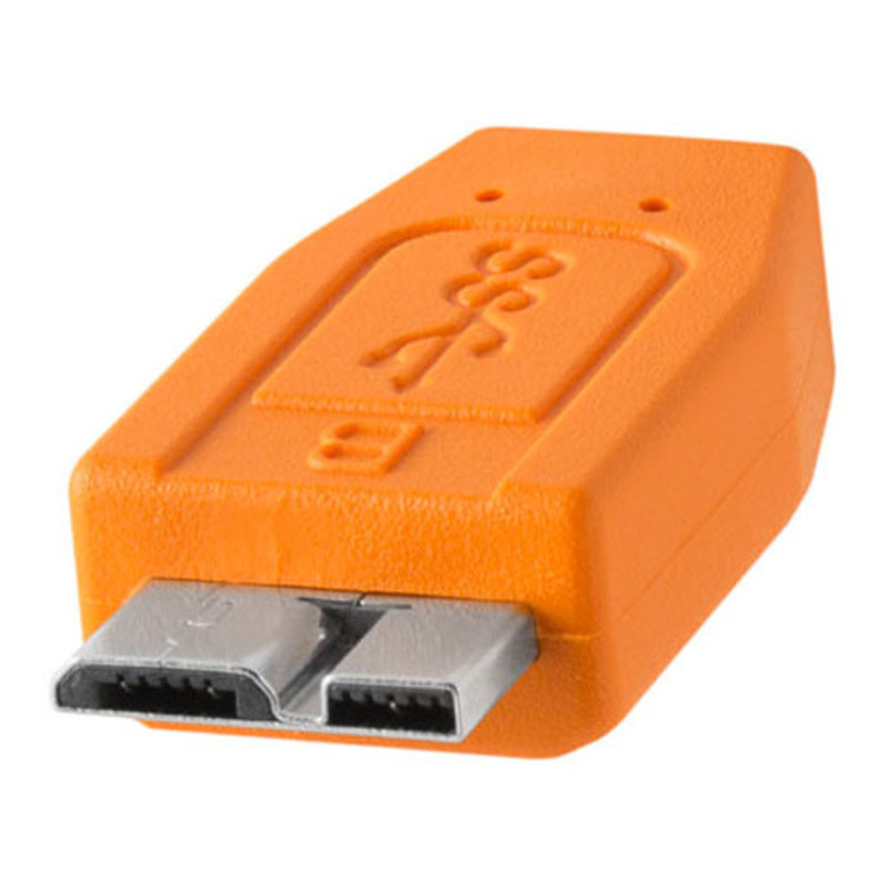 Tether Tools Tetherpro USB C - 3.0 Micro-B 4,6m kábel (narancssárga)-2
