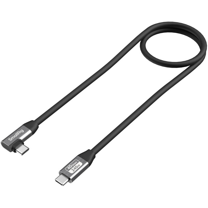 Smallrig 5732 nagy sebességű USB-C adatkábel 100 cm, 40 Gbps, 240 W és 8K támogatással-1