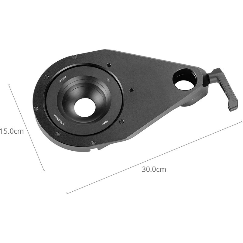 Smallrig 6253 Tripod Head Mount Plate for Camera Cart (75mm / 100mm)-2