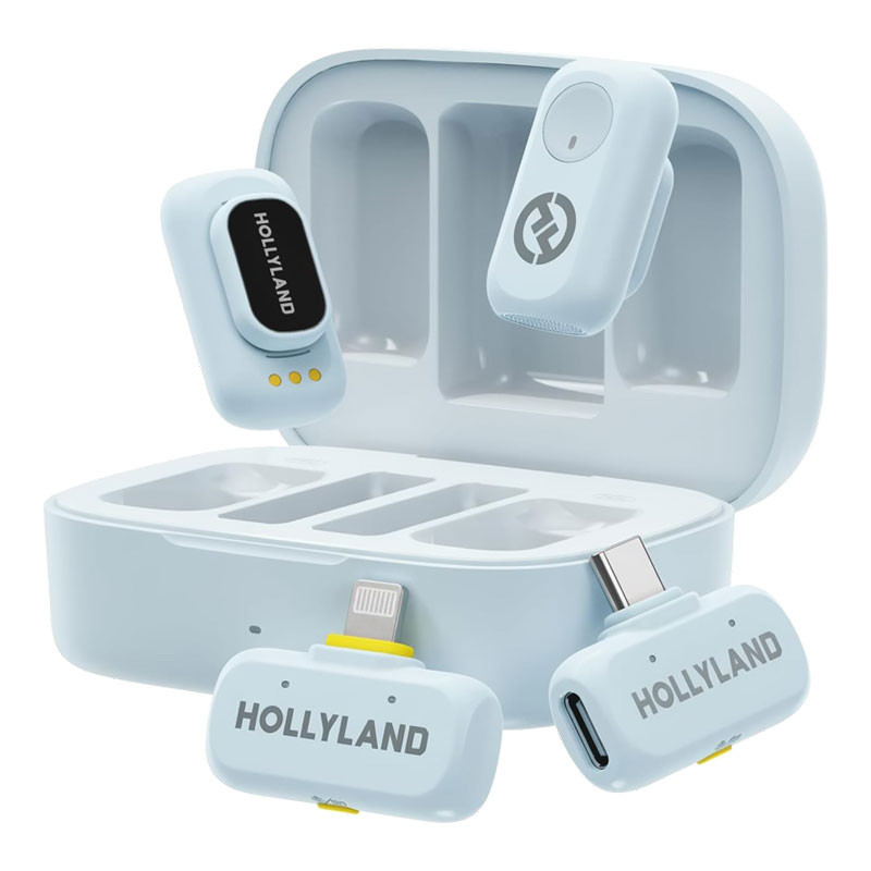 Hollyland Lark A1 Combo USB-C + Lightning (Sky Blue)-0