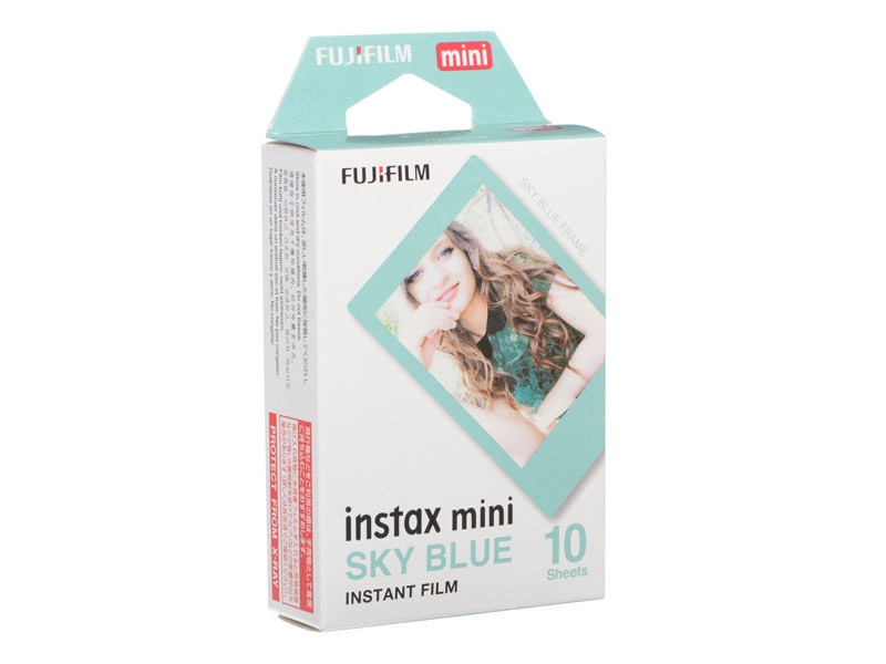 Fujifilm instax Mini Glossy (10/pk) Sky Blue-0