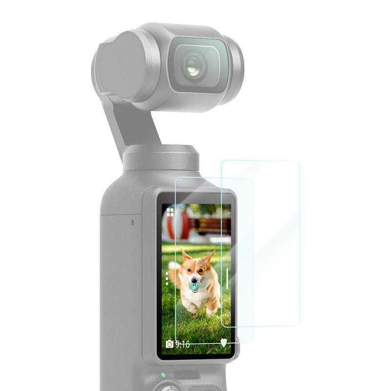 K&F Concept edzett üveg kijelzővédő fólia kit DJI Osmo Pocket 4 kamerához-0
