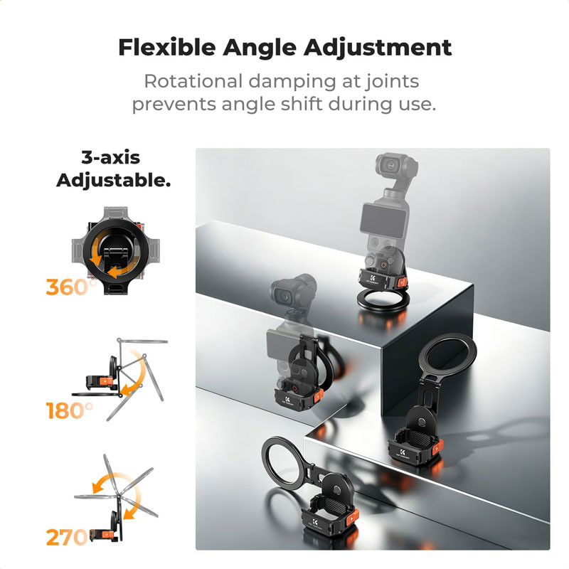K&F Concept DJI Osmo Pocket 4 MagSafe mágneses bővítőkeret-3