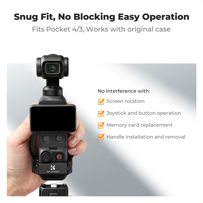 K&F Concept DJI Osmo Pocket 4 MagSafe mágneses bővítőkeret-5