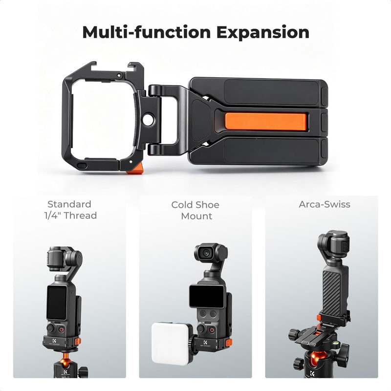 K&F Concept DJI Osmo Pocket 4 mágneses Mantis rögzítőkeret-2