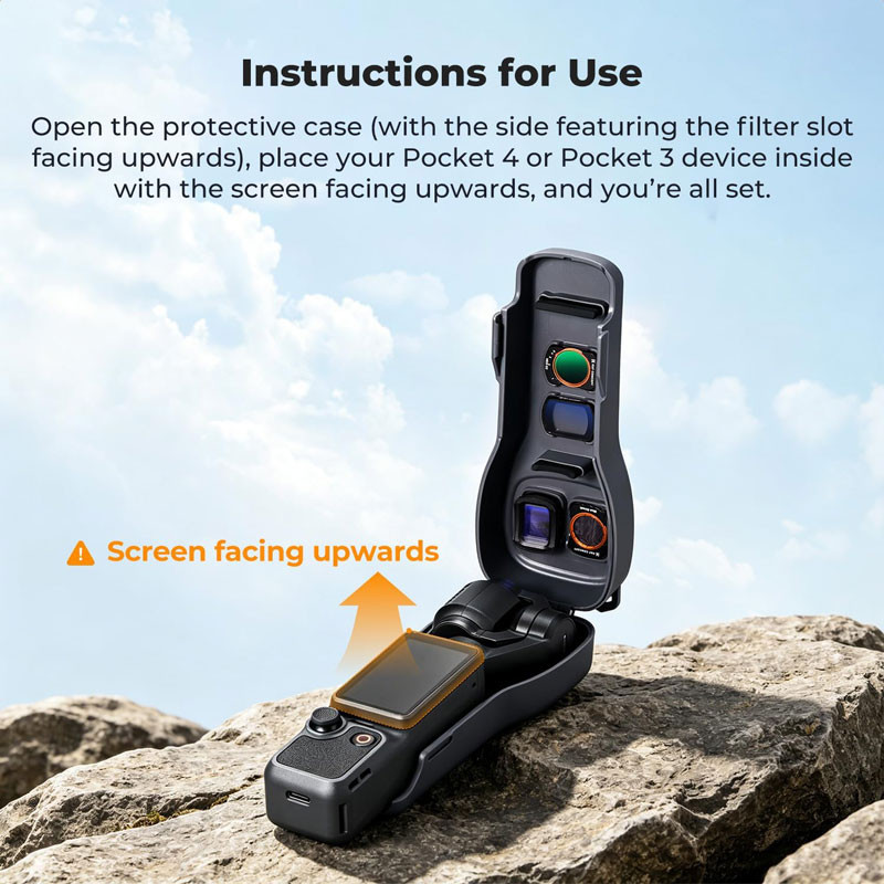 K&F Concept védőtok DJI Osmo Pocket 4-hez-1