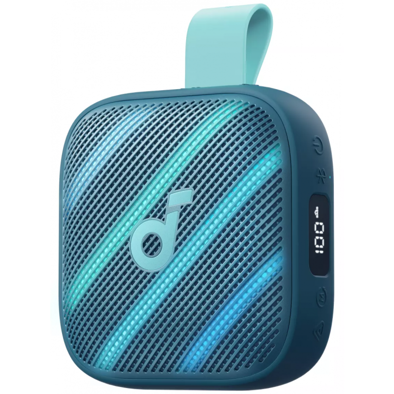 Bluetooth Hangszóró Anker Soundcore Boom Go 3i, 15W, TWS, RGB, Vízálló, Kék D5103030-0