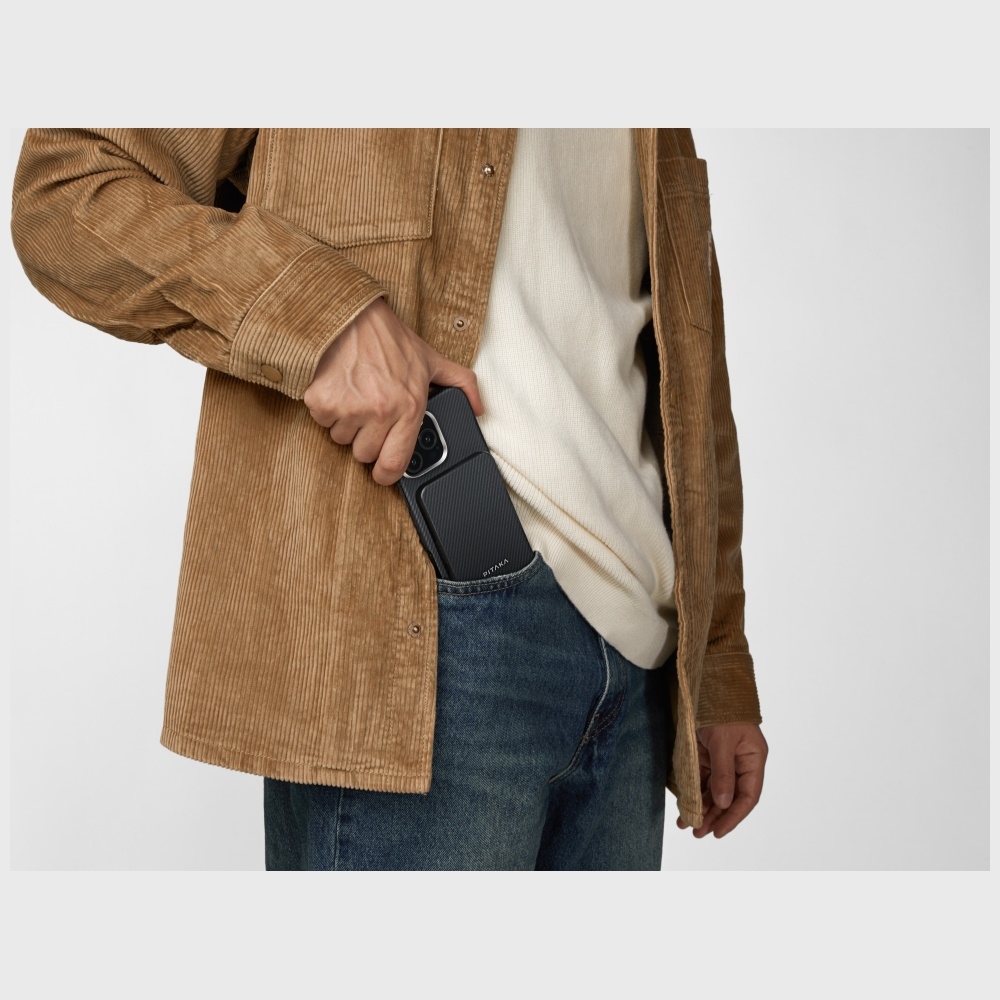 PITAKA Aramid Fiber Qi2 MagSafe powerbank fekete-szürke-9