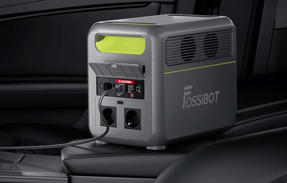 FOSSIBOT FBP1200 hordozható energiatároló állomás zöld-1