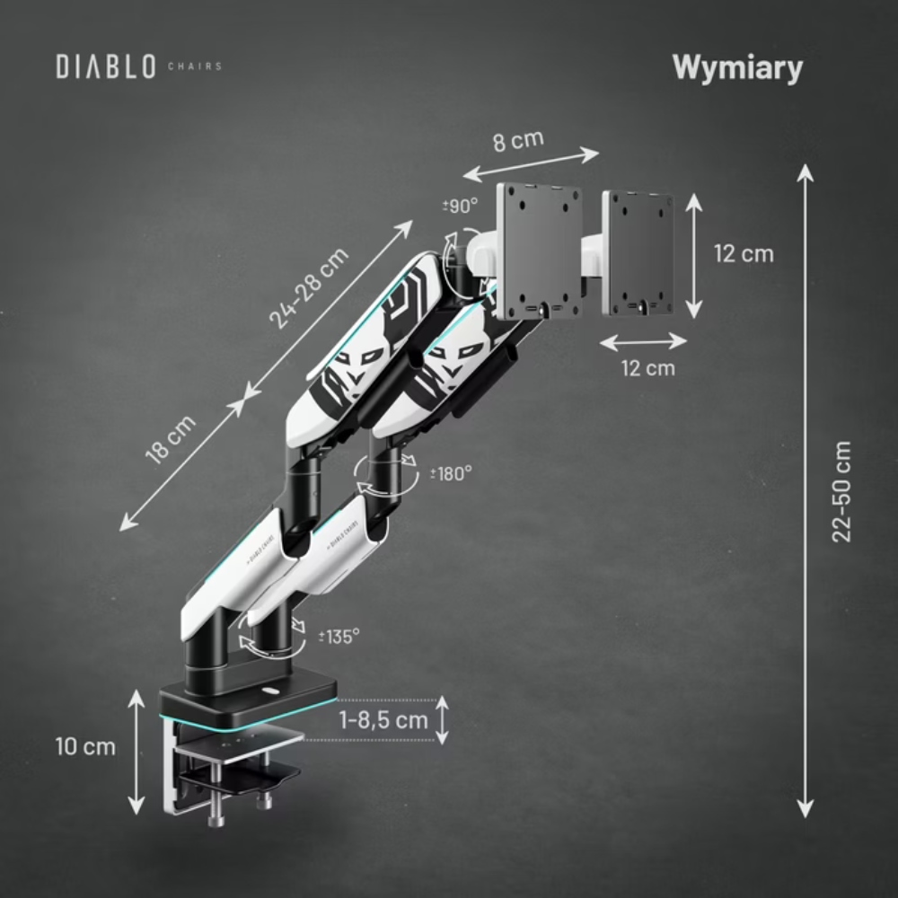 Diablo RGB X-Arm Dual 35