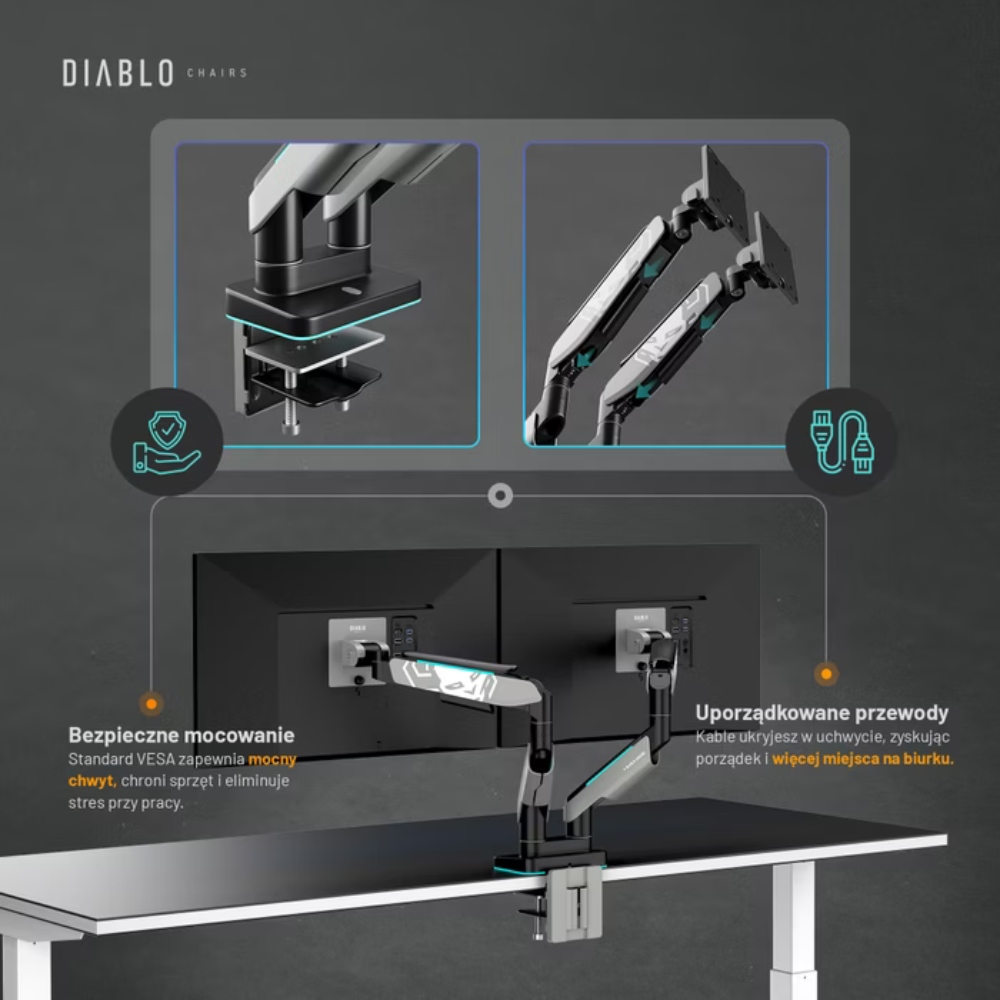 Diablo RGB X-Arm Dual 35