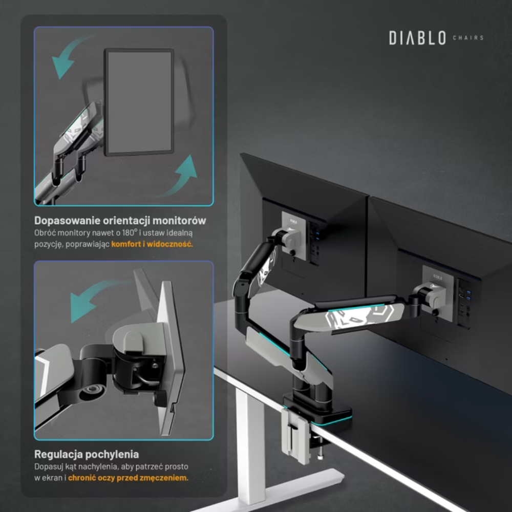 Diablo RGB X-Arm Dual 35