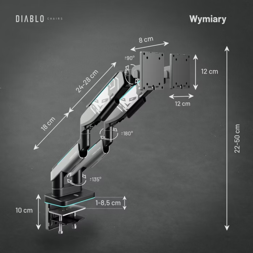 Diablo RGB X-Arm Dual 35