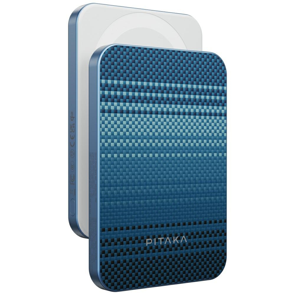 PITAKA Aramid Fiber Qi2 MagSafe powerbank holdkelte-5