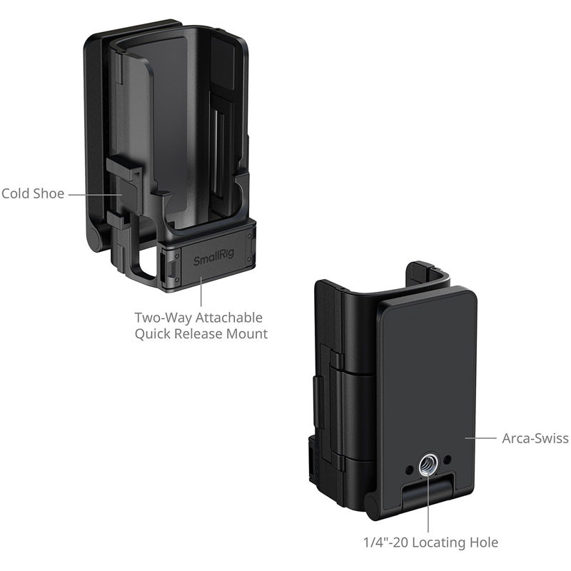 Smallrig 6009 rögzíthető hátlapi támasz DJI Osmo Pocket 4 kamerához-3