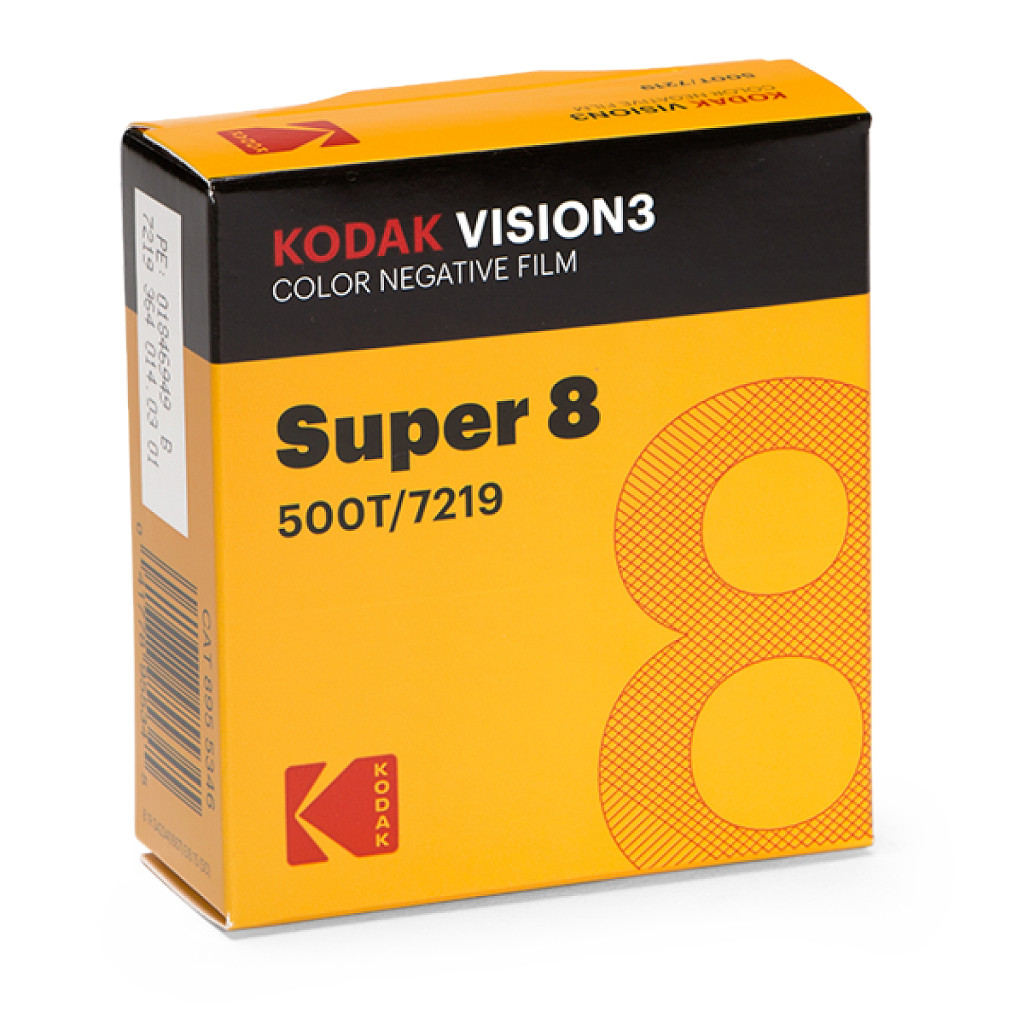 Kodak Vision3 Color Negative Film SUPER8 500T 15m / 7219 mozifilm - CAT 7510472-0