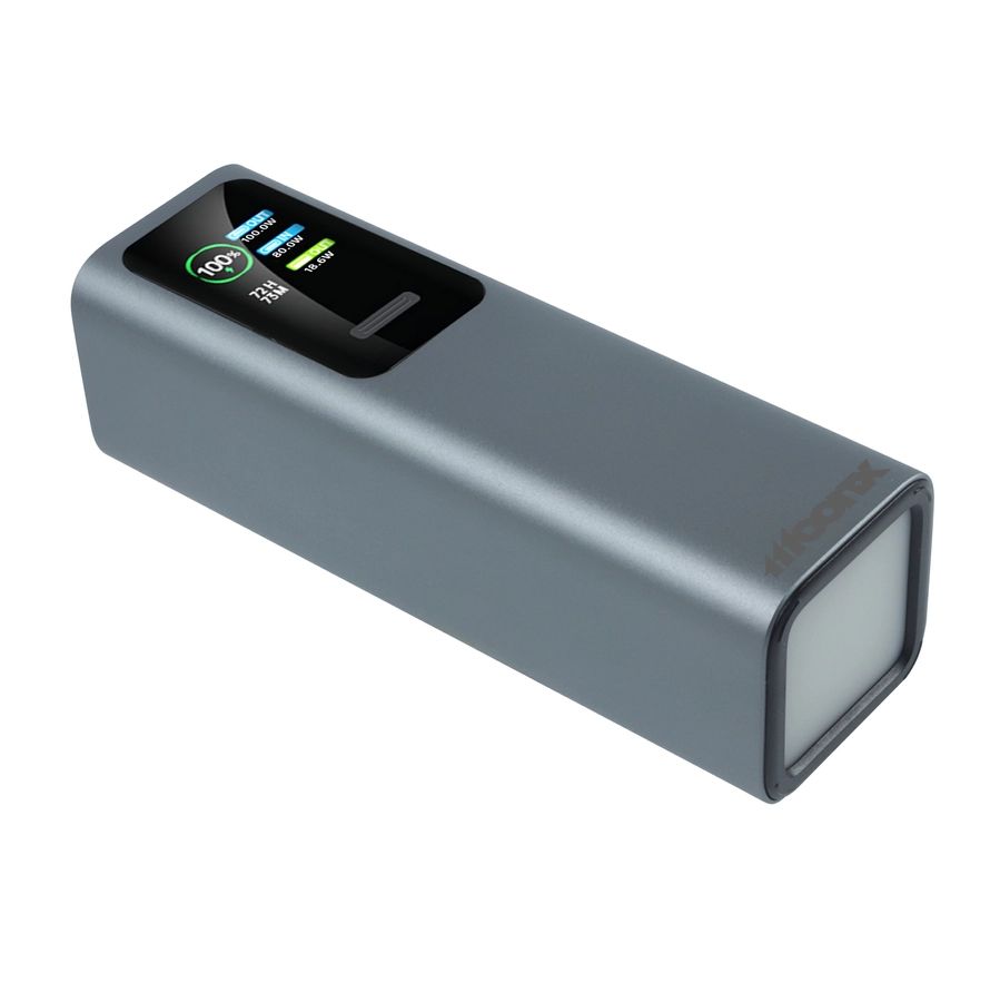 MOONX MP07 PD külső akkumulátor 165W 2xUSB-C + 1xUSB QC3.0 22.5W 30000mAh ezüst-7