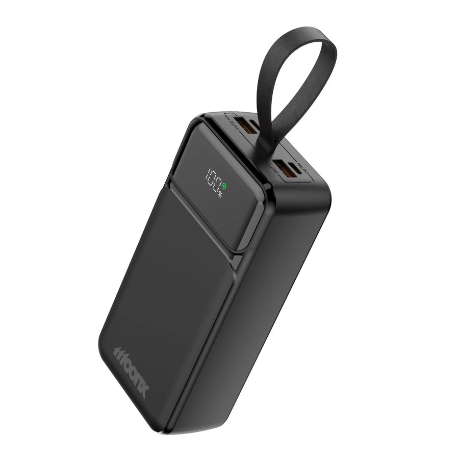 MOONX MP06 PD külső akkumulátor 65W 2xUSB-C + 2xUSB QC3.0 22.5W 30000mAh fekete-5