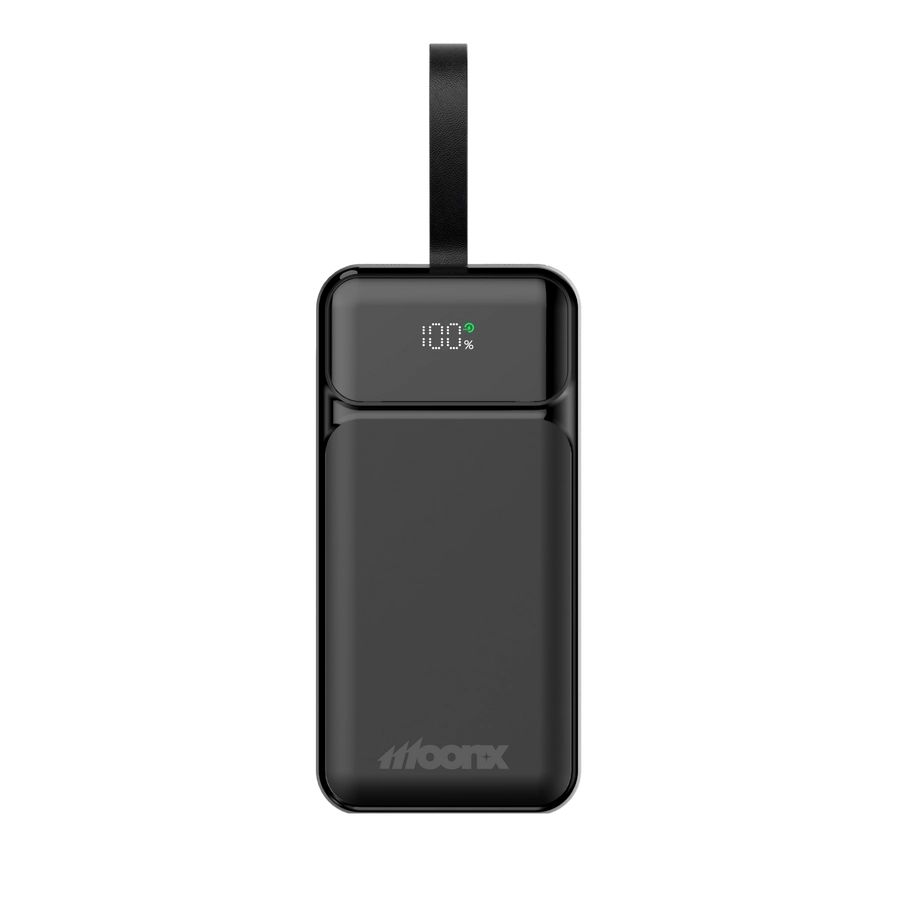 MOONX MP06 PD külső akkumulátor 65W 2xUSB-C + 2xUSB QC3.0 22.5W 30000mAh fekete-2