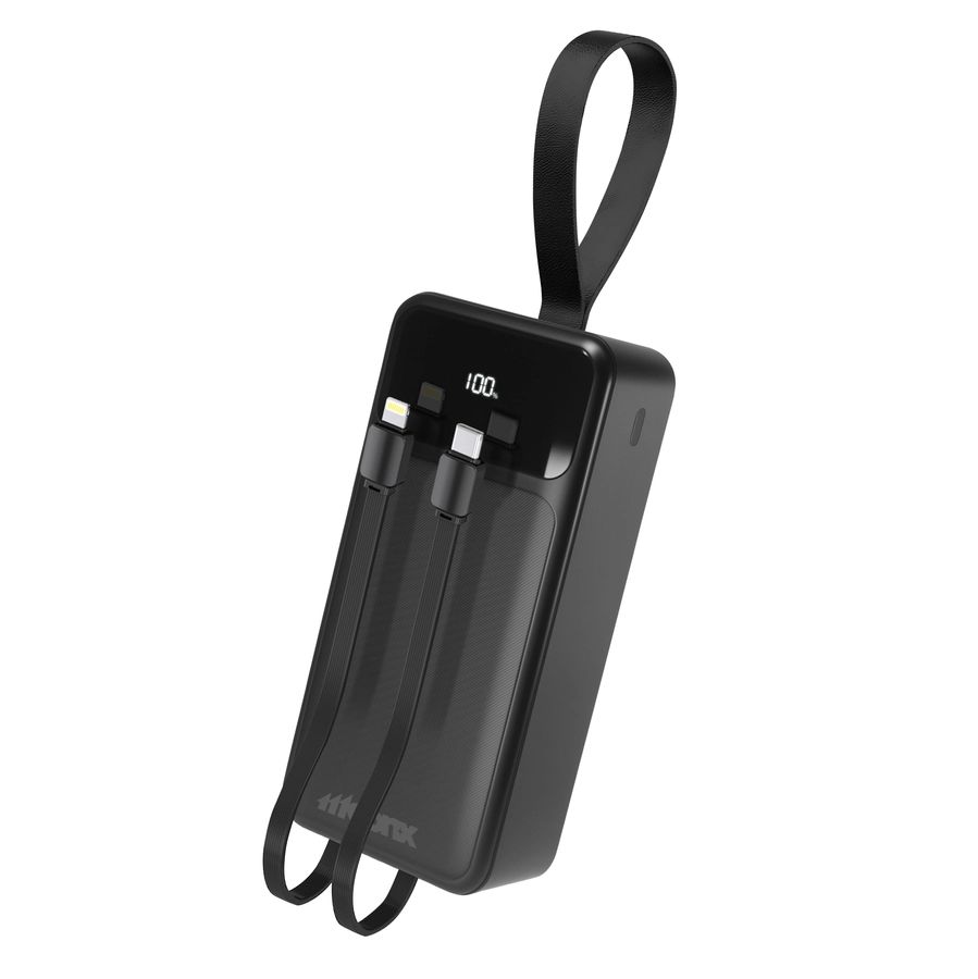 MOONX MP05 PD külső akkumulátor 20W 1xUSB-C + 1xUSB QC3.0 22.5W 30000mAh fekete-0