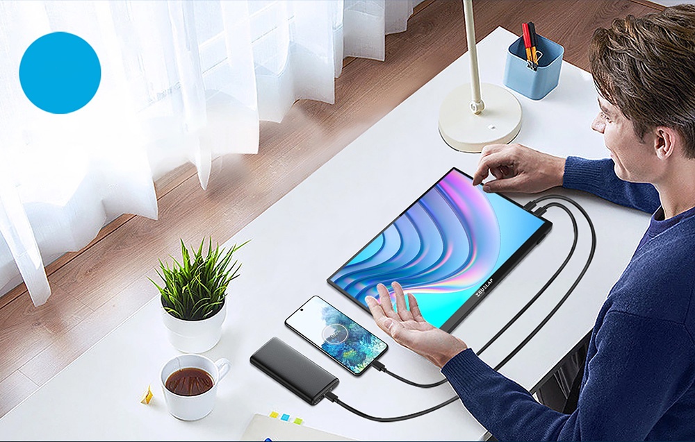 ZEUSLAP P16KT 16 hüvelykes hordozható monitor 144 Hz-7