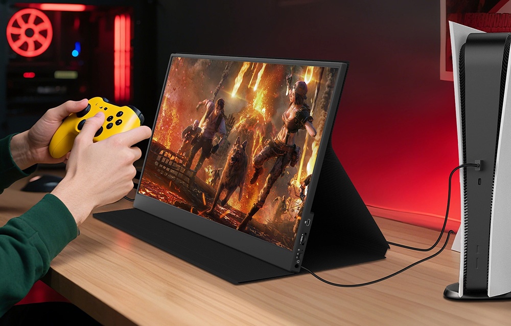 ZEUSLAP P16A 16 hüvelykes 144 Hz-es hordozható monitor-6