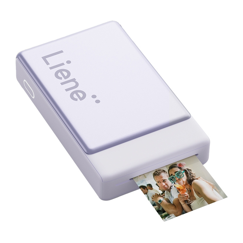 Liene Pearl Pro N200 2x3 hüvelykes hordozható fotónyomtató, lila-6