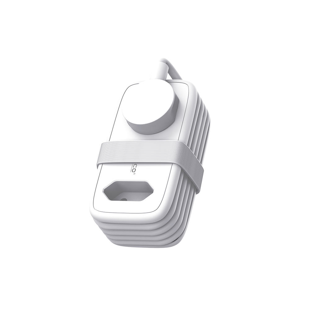 Orico AP3 65W GaN 6 az 1-ben hálózati elosztó 2x AC + 2x USB-A + 2x USB-C - fehér-1