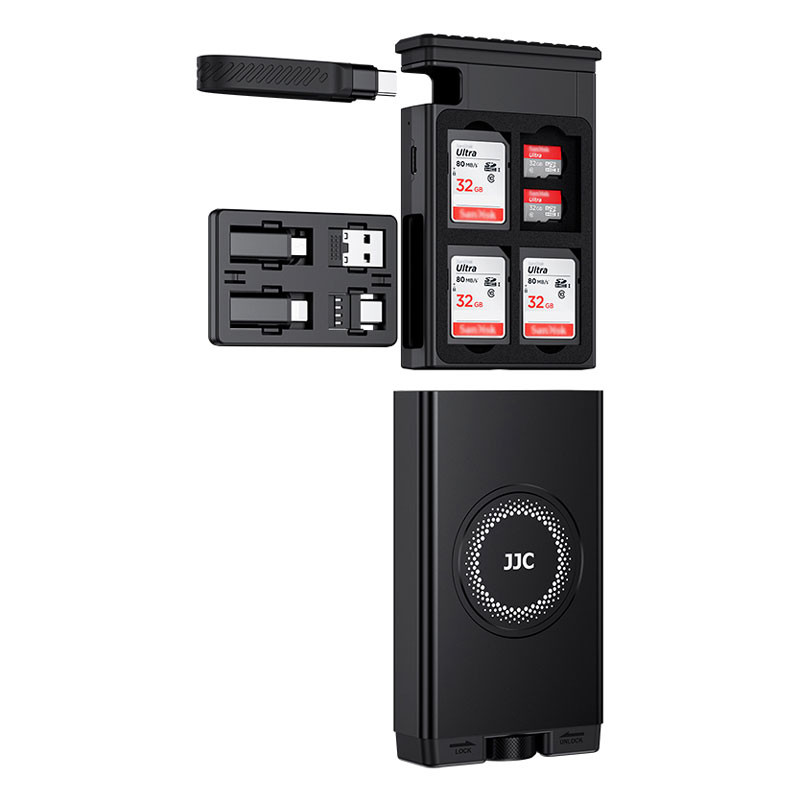 JJC MFCC-1 Multifunctional Card Station (Black)-3