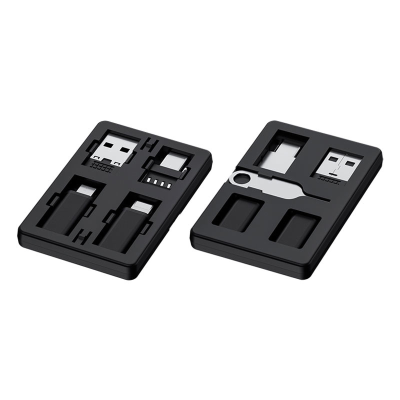 JJC MFCC-1 Multifunctional Card Station, memóriakártya tartó (Ezüst)-2