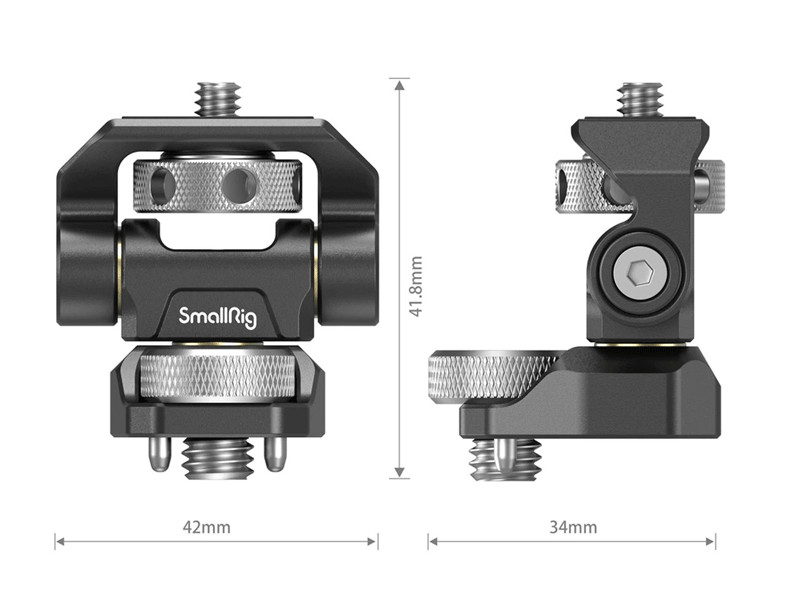 SmallRig 2903 forgó és billenő monitor rögzítő adapter (Arri-M)-2