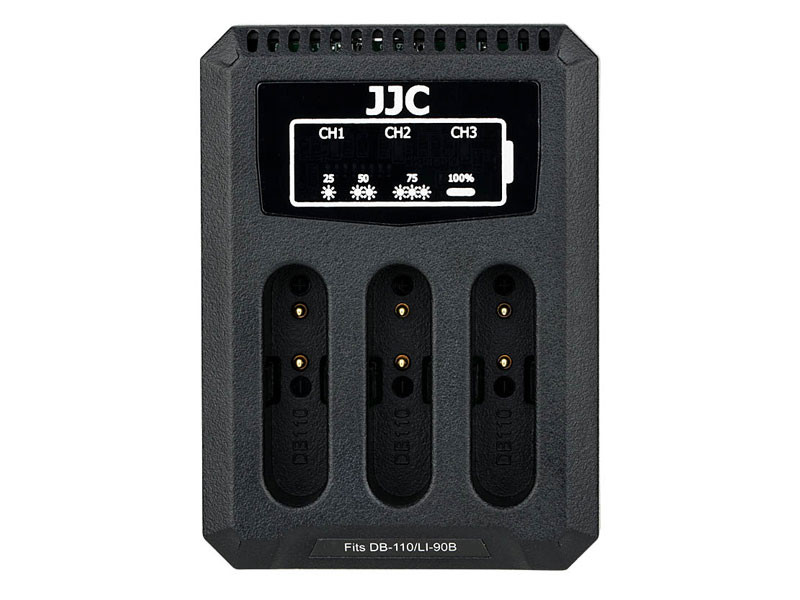JJC DCH-DB110 USB multi akkumulátor töltő-0