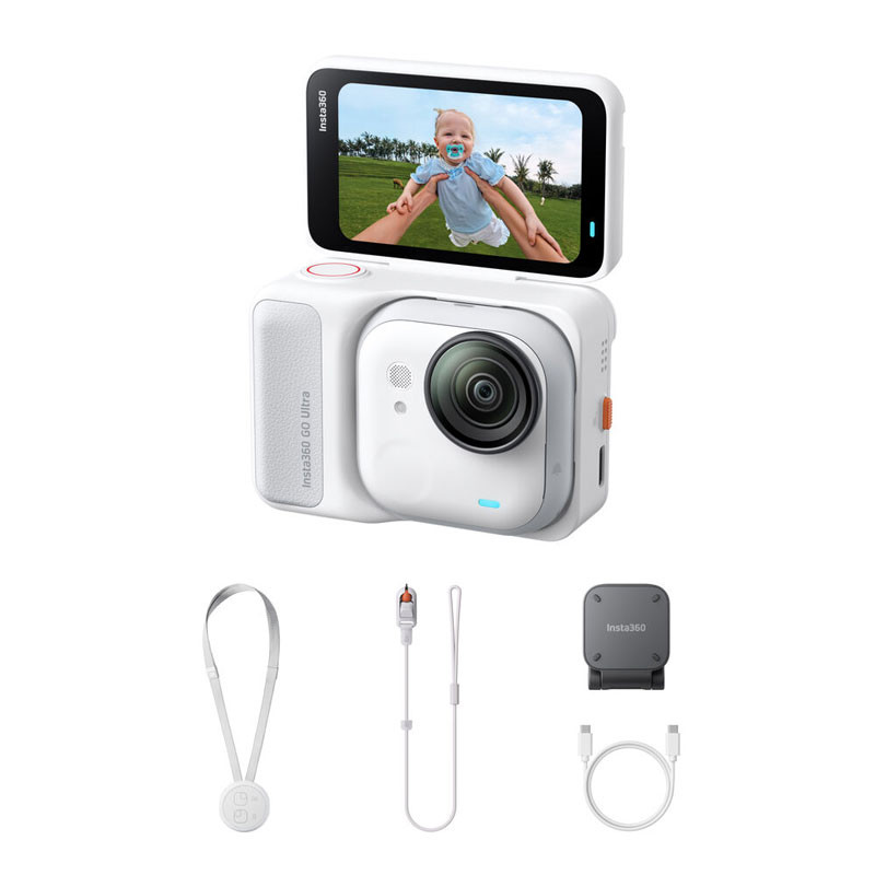 Insta360 Go Ultra akciókamera (fehér)-6