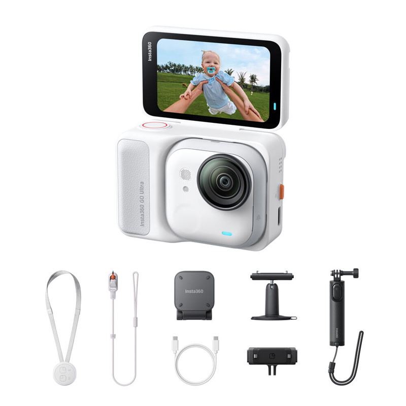 Insta360 Go Ultra akciókamera Creator Bundle (fehér)-6