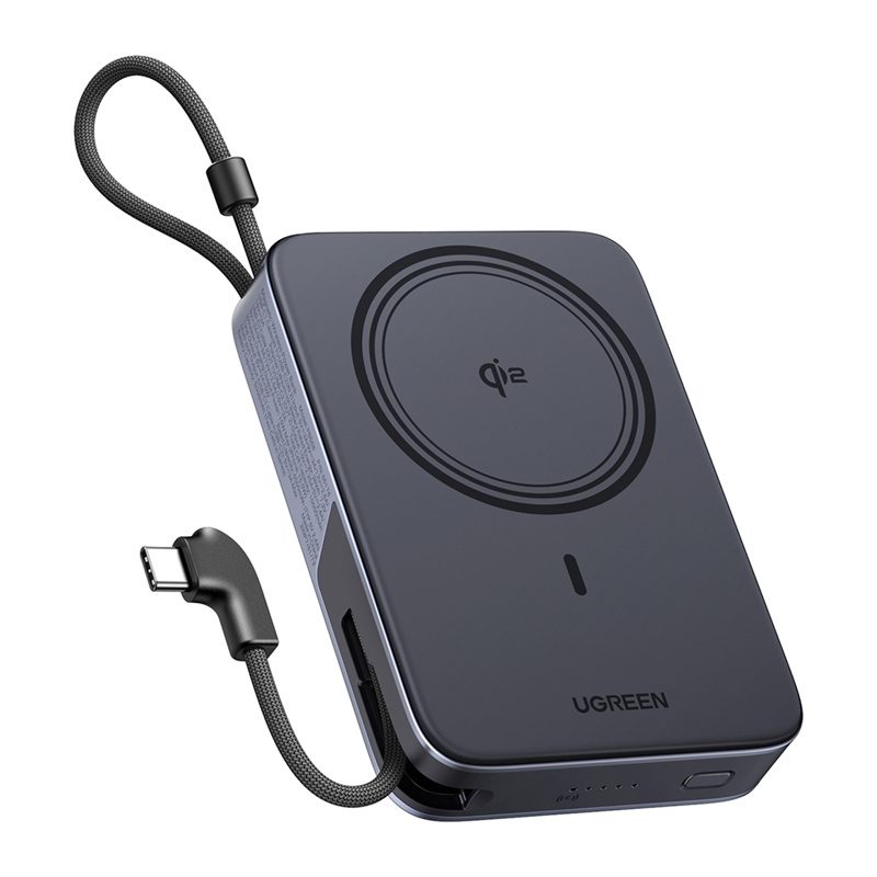 UGREEN PB568 mágneses powerbank 10000mAh 30W szürke Magsafe-1
