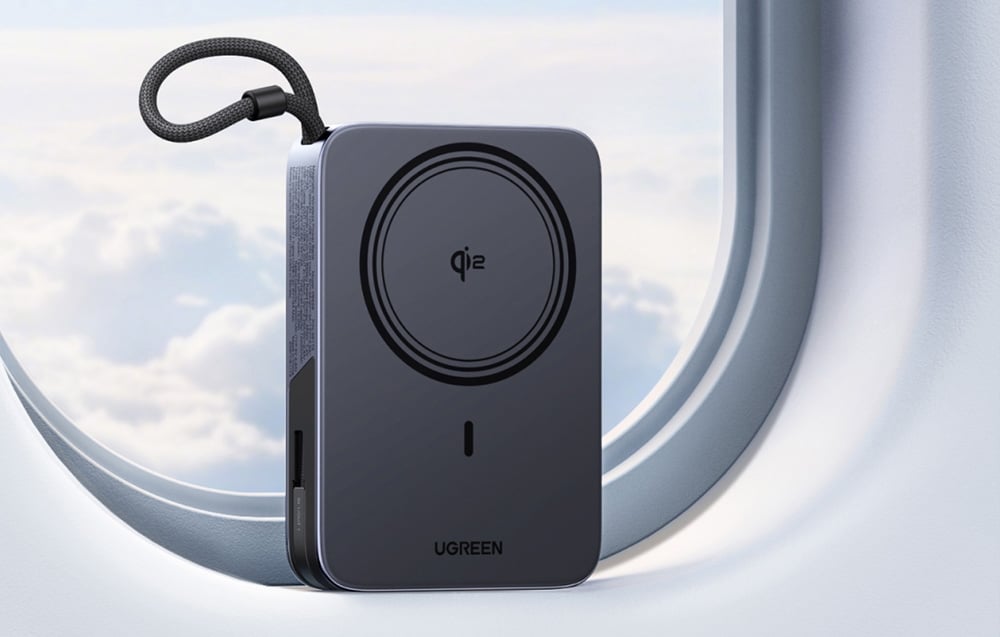 UGREEN PB568 mágneses powerbank 10000mAh 30W szürke Magsafe-7