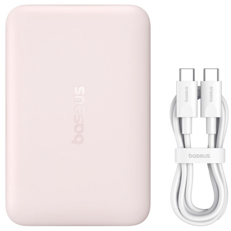 Powerbank Baseus EnerFill FM11 Ultra-Mini, 10000mAh, 22.5W, PD + FQI, Rózsaszín E0026601-3